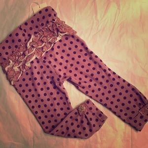 NEW MATILDA JANE Little Door Leggings Ruffle rear